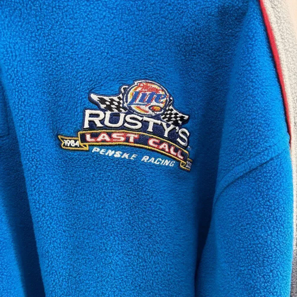 Winners‎ Circle Pullover Fleece Jacket Rusty Wallace Rusty's Last Call Size XL